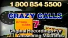 Crazy Calls - Answering Machine Tape TV Ad