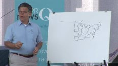 Senator Al Franken Draws Map of USA From Memory
