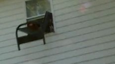 Throwing a Futon out the Window... GONE WRONG!