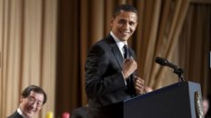 The President Gets Laughs at the White House Correspondents' Dinner
